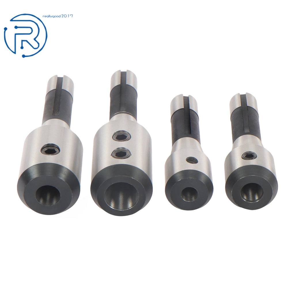 8 Pack End Mill Holder Set Adapter 3/16" - 1" for R8