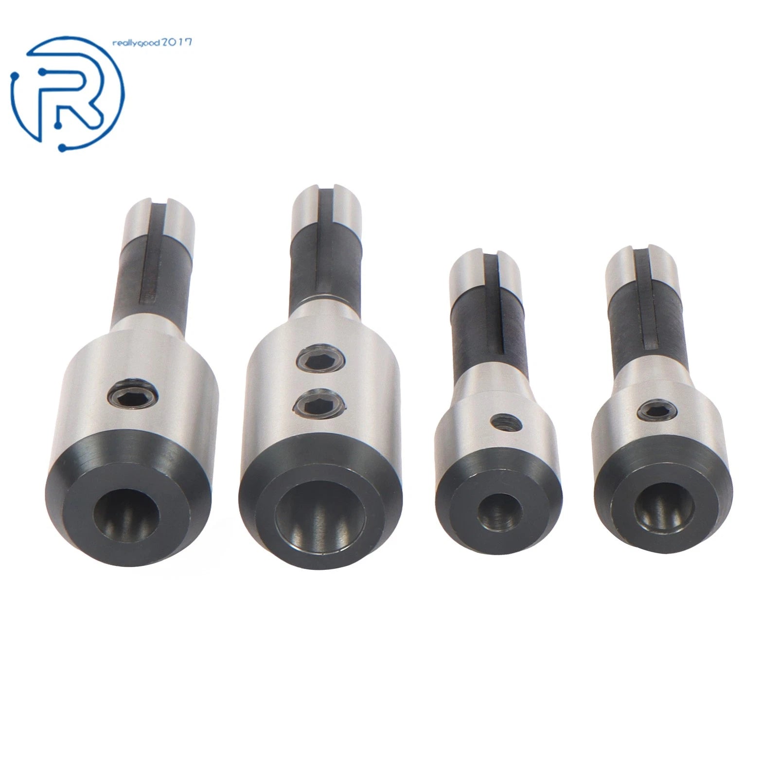 8 Pack End Mill Holder Set Adapter 3/16" - 1" for R8