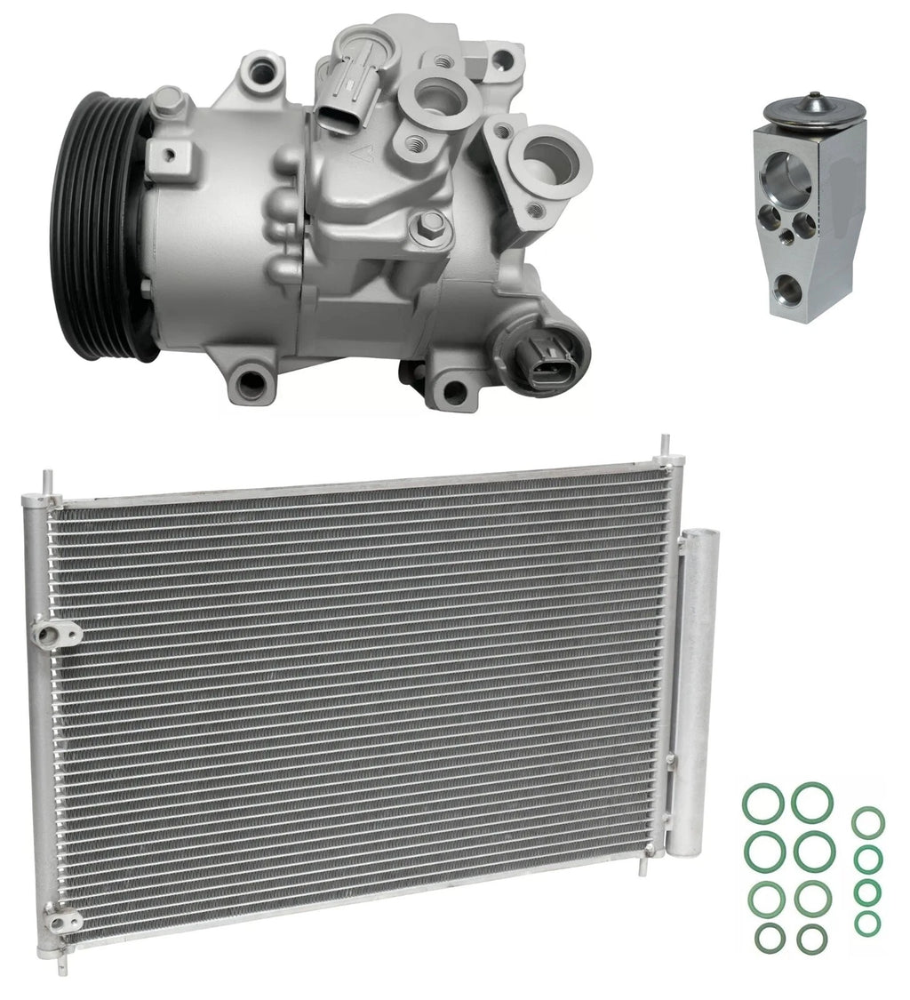 AC Compressor Kit With Condenser for Toyota Matrix 1.8L (2012–2018)
