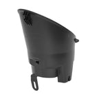 Pair Racing Bucket Seats for Universal Fit (Fixed Position, Grey Suede Leather)