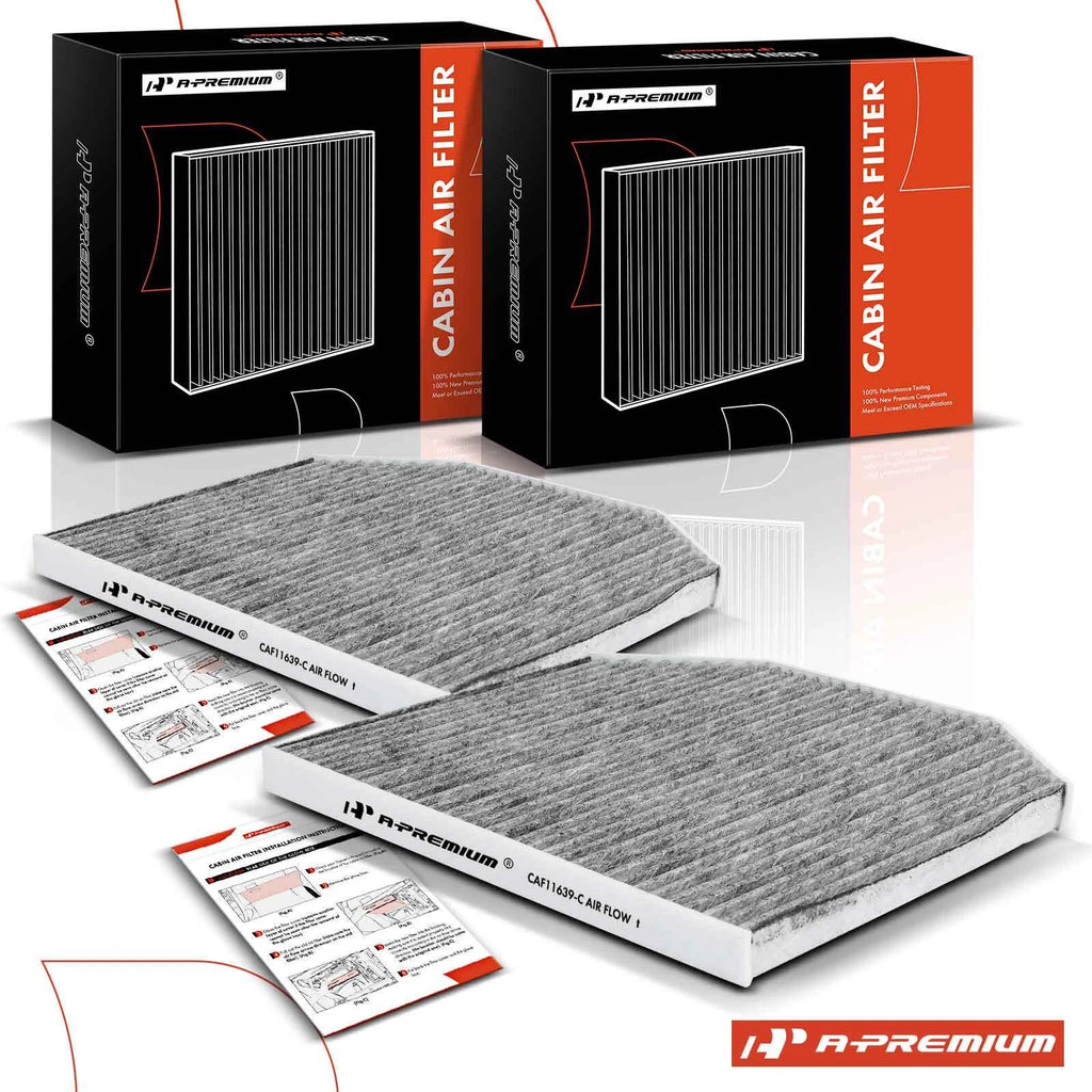 2X Activated Carbon Cabin Air Filter for Chevrolet Caprice SS (2014–2017)