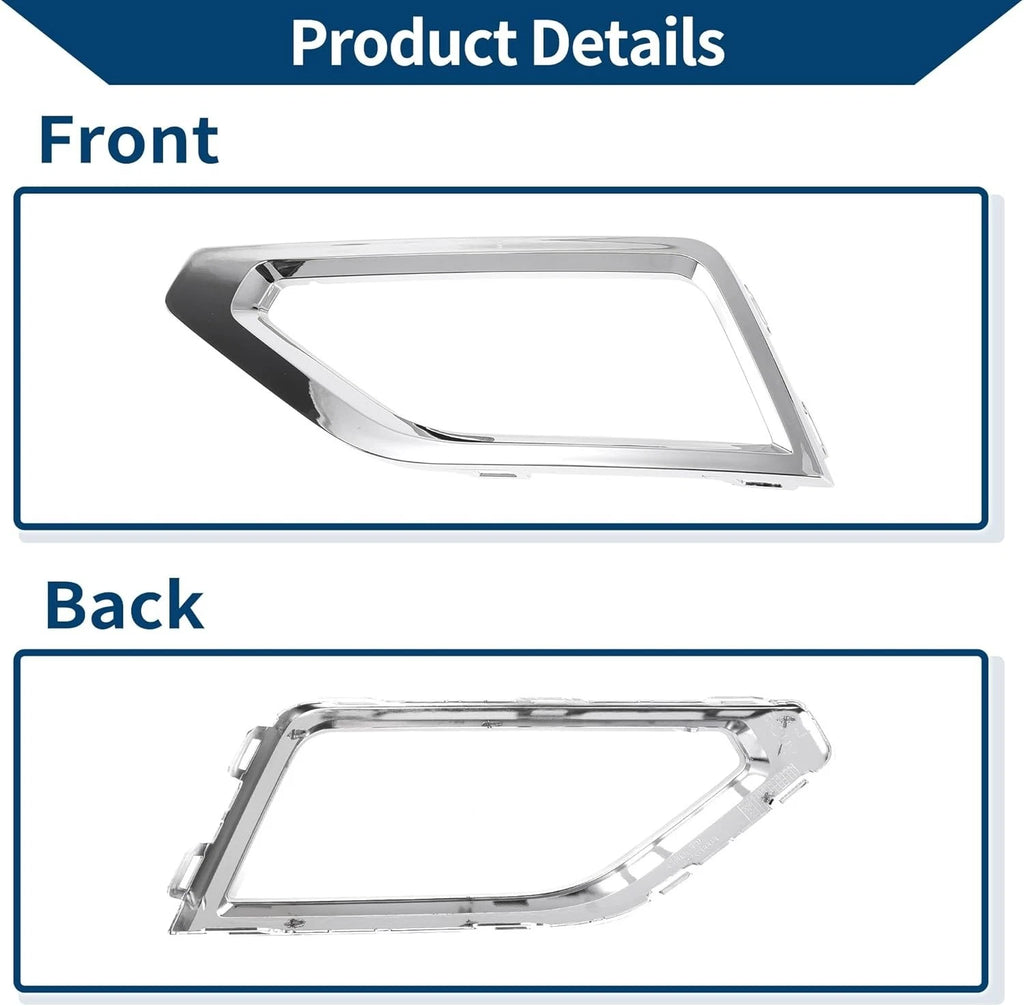 Fog Light Trim Set for Volkswagen Atlas (2018–2020) - Left & Right