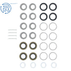 Set of 4 Trailer Hub Wheel Bearing Kits L44649/L44610 for 2000 Lbs Axle