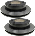 Set of 2 Rear Brake Disc Rotors 330mm ACDelco Pro for GMC Chevy SRW (2010–2023)
