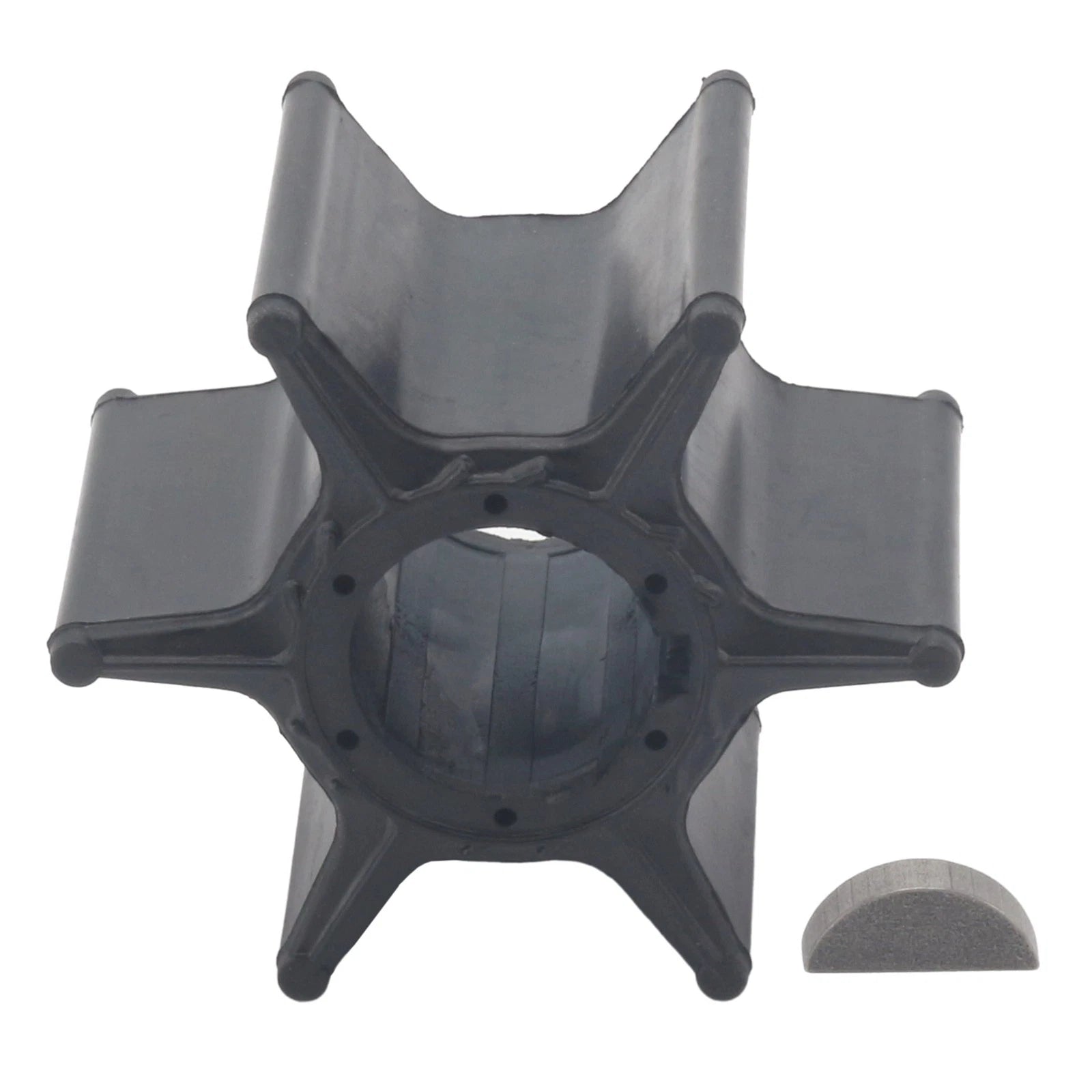 Water Pump Impeller & Key for Yamaha Marine Outboard (75-100 HP, 67F-44352)