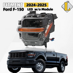 LED Headlight Reflector for Ford F-150 (2024–2026) Driver Left Side