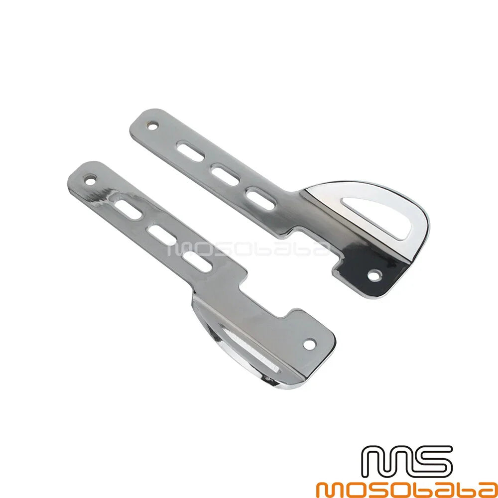 Chrome Front Tie-Down Mount Brackets for Harley FLHXSE (2023-2024)