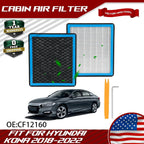 HEPA Cabin Air Filter CF12160 for Hyundai Kona Tucson Veloster Venue (2018–2023)