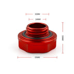 Mugen Oil Filler Cap + Radiator Cap + Battery Tie Down for JDM Vehicles
