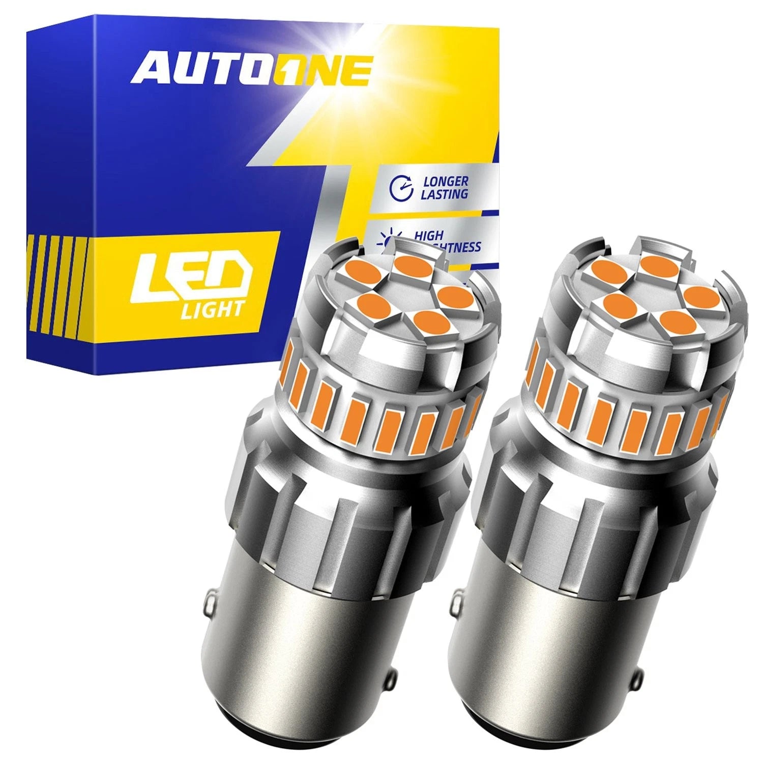 2X LED Turn Signal Light Bulbs 1157 7528 2357 for US Vehicles