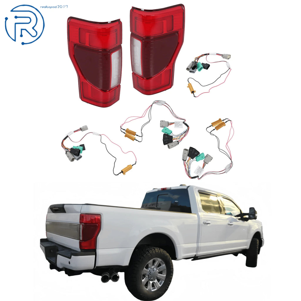 Full LED Tail Light Upgrade for Ford F250 F350 (2020–2022)