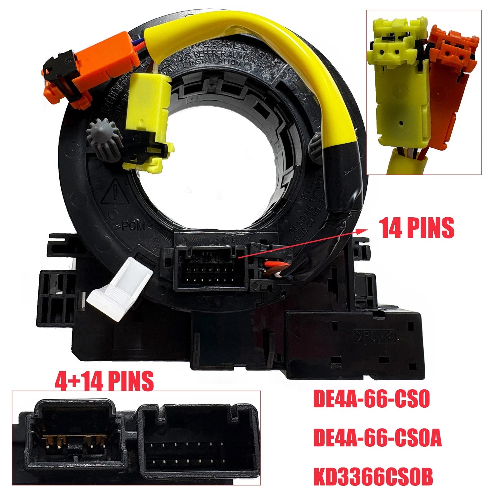 Clock Spring for Mazda 3 6 CX-5 CX-3 MX-5 (DE4A-66-CS0A)