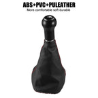 5 Speed Gear Shift Knob Boot for Volkswagen Golf IV (1998–2006) Silver Black Red