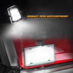 Clear LED License Plate Light for 2007-2017 Jeep Wrangler JK (2007-2017)