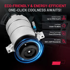 AC Compressor w/ Clutch for Cadillac Allante, Fleetwood, Seville (1989–1992)