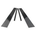4 Pcs Door Trim Pillar Posts Black Covers for VW Jetta (2012-2018)