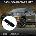 Dashboard Cover Mat for Toyota Hilux Gun125 (2017–2020) - Black, Set of 1