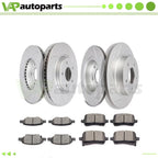 Brake Pads and Rotors Set for Chevrolet Malibu HHR (2008–2010) Drilled