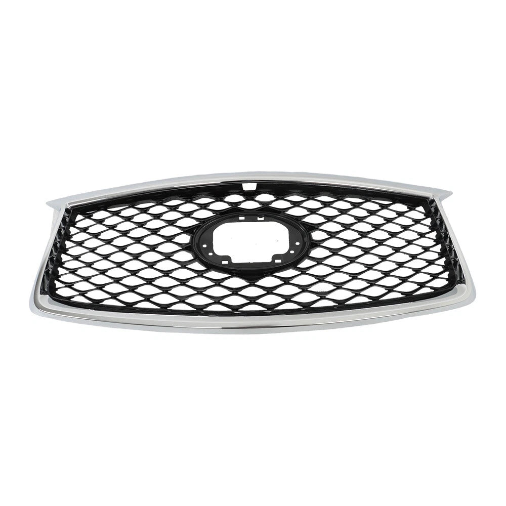 Chrome Black Front Upper Grille for Infiniti QX50 (2019â2023)