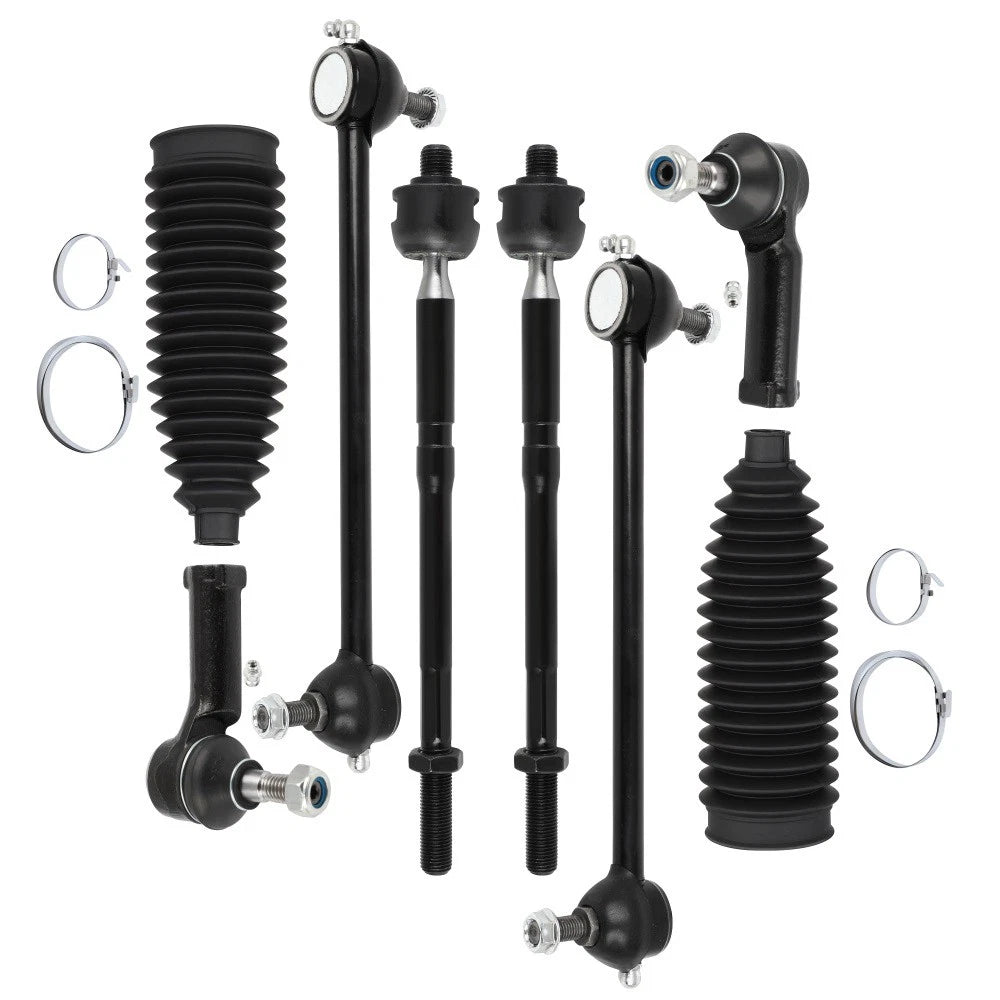 Set of 8 Front Tie Rod Ends for Ford Fiesta (2011–2018)