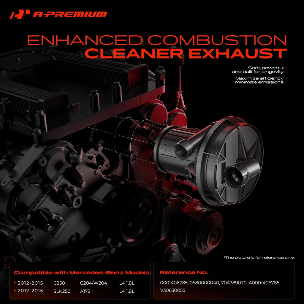 Secondary Air Injection Pump for Mercedes-Benz C250 SLK250 (2012–2015)