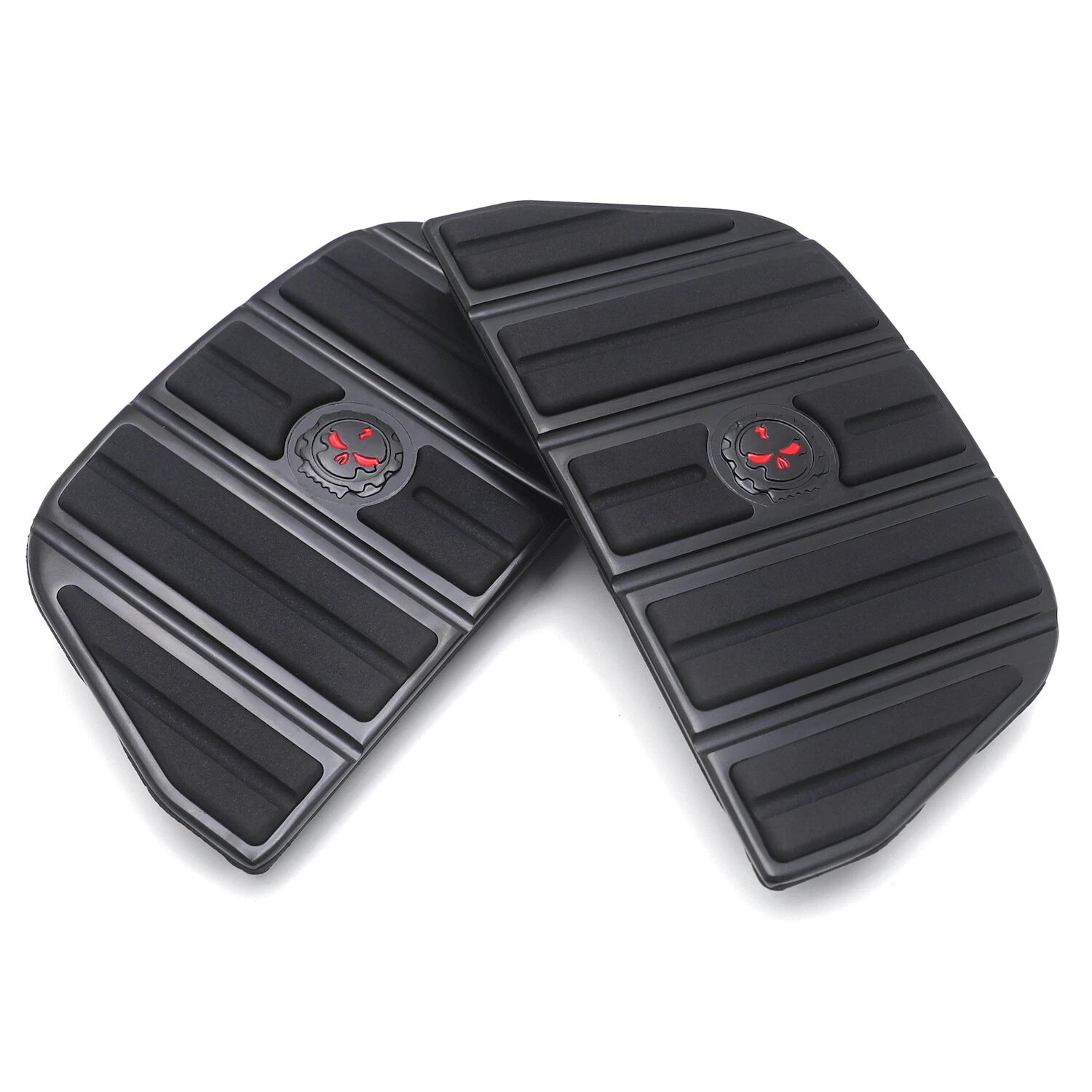 Skull Rider Footboard Insert Kit for Harley Touring/Softail (1987–2015)