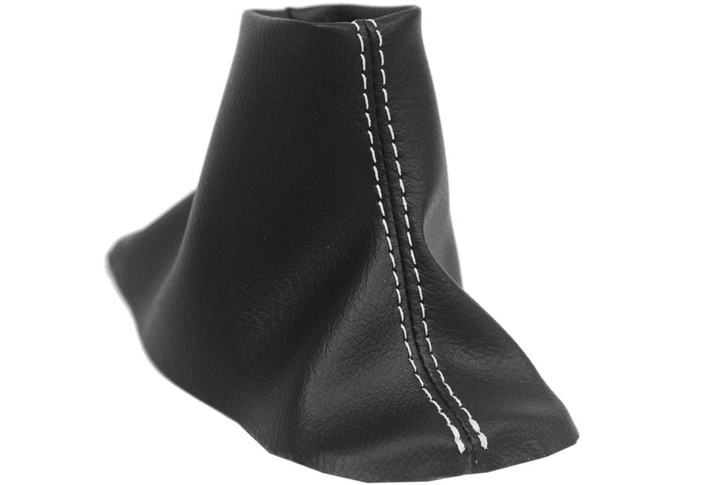 Leather Automatic Shift Boot Cover for Ford F150 (2015–2020) White Stitch