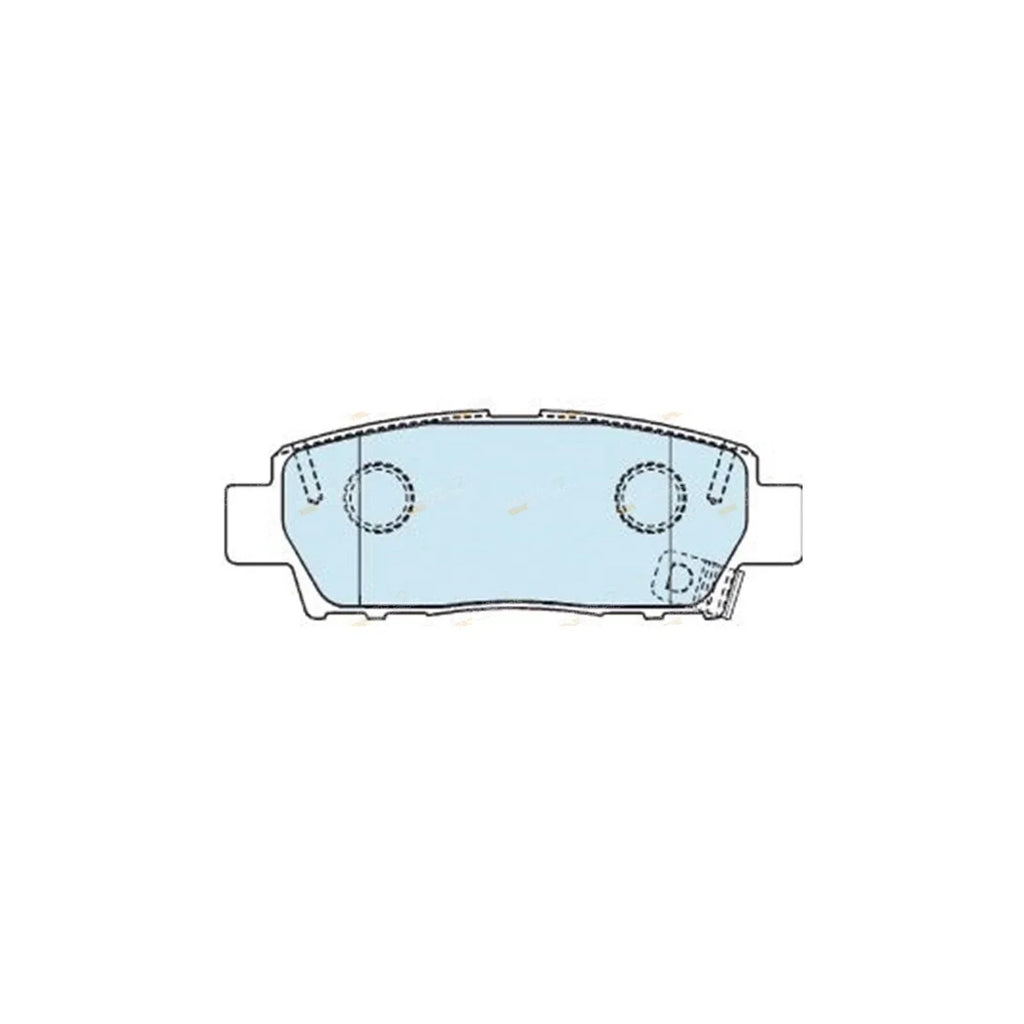 Rear Disc Brake Pad Set for Toyota Avalon MCX10 (2013–2018)