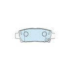 Rear Disc Brake Pad Set for Toyota Avalon MCX10 (2013–2018)