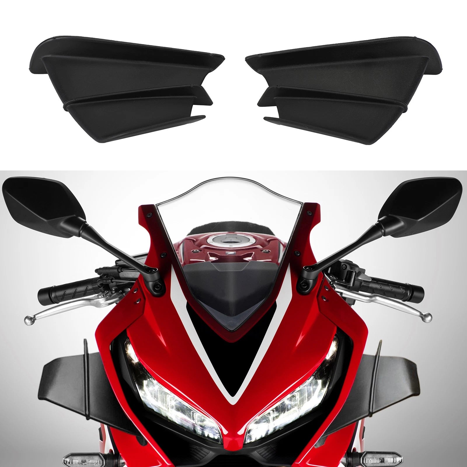 Side Winglet Wind Fin Spoiler Trim Cover for Honda CBR500R CBR650R CB1000R (2013–2023)
