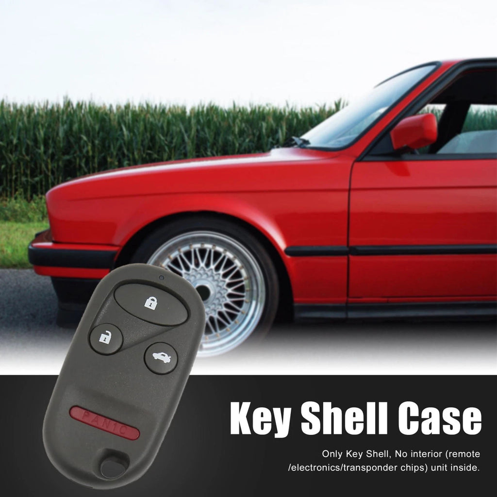 Key Fob Shell Case for Honda Accord (2003–2007) 4 Button Black