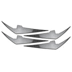 4X Front Bumper Side Spoiler Splitter for BMW 3 Series G20 G21 (2023–2023)