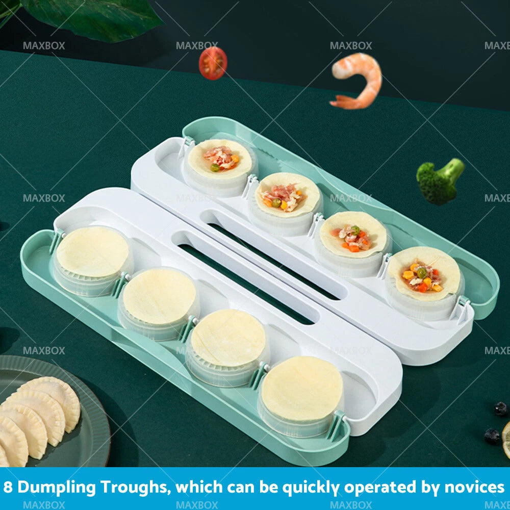 8-in-1 Dumpling Mould Maker Tool for DIY Dough Press and Wrapper