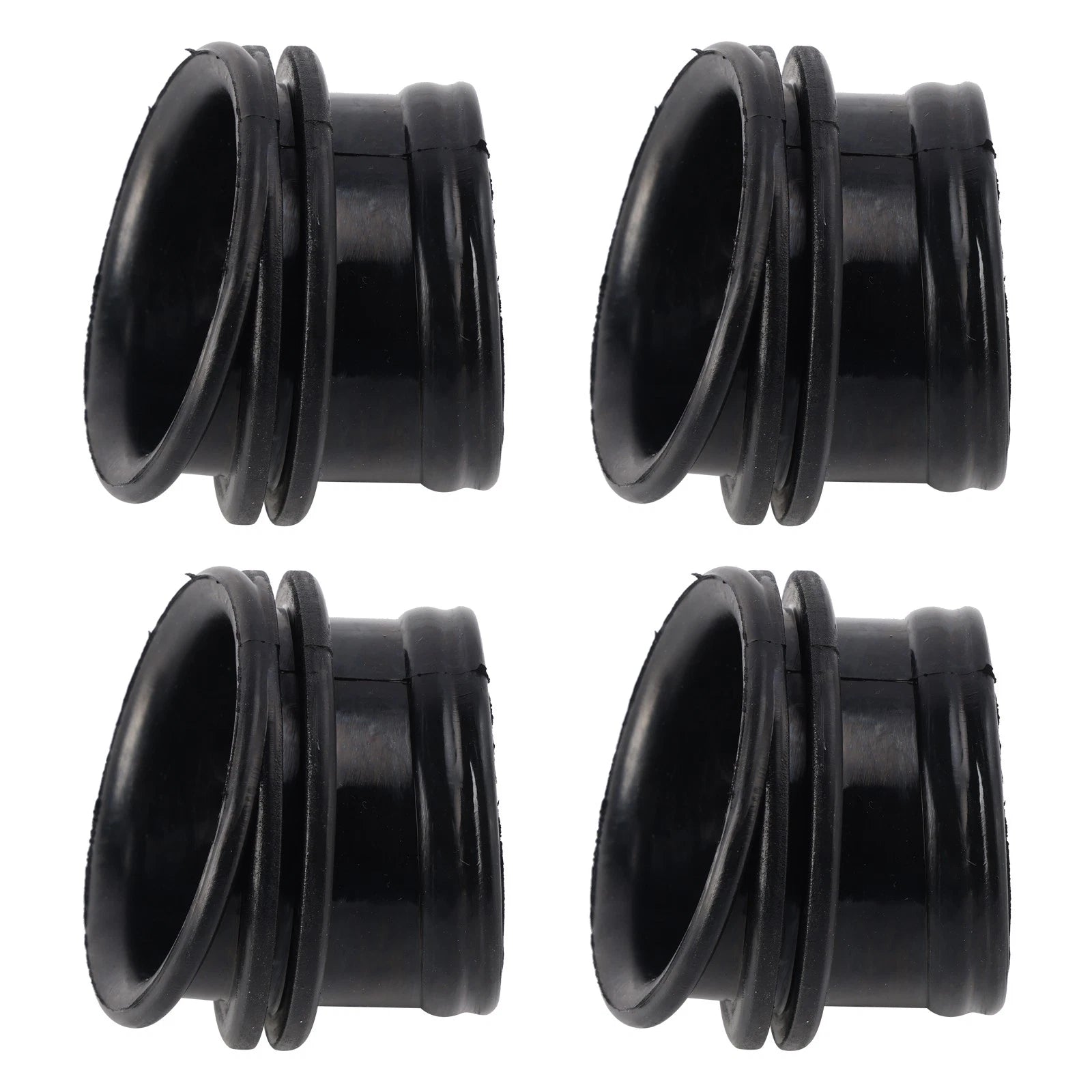 4X Intake Airbox Rubber Boots 14073-1637 for Kawasaki ZR1100 Zephyr (1992–1998)