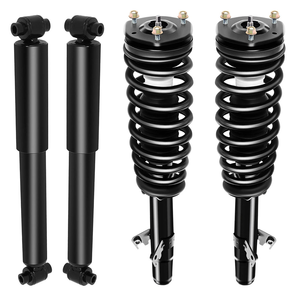 Set of 4 Complete Loaded Struts & Rear Shocks for Ford Fusion Mercury Milan (2006–2009)