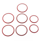 AC Air Vent Outlet Inner Ring Cover Trim  Red for Mercedes Benz C Class (2015-2021)
