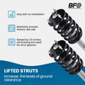 3.5" Front Lift Struts for Chevy Silverado Avalanche 1500 2WD 4WD (2007–2013)