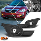 Clear Lens Fog Lights with Bezels for Nissan Altima (2013–2015)
