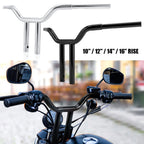 1 1/4'' MX-T Bar Handlebar for Harley XL 883 Sportster Dyna Softail FL