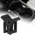 Black Center Cup Holder Insert Divider for Toyota Highlander (2001-2023)