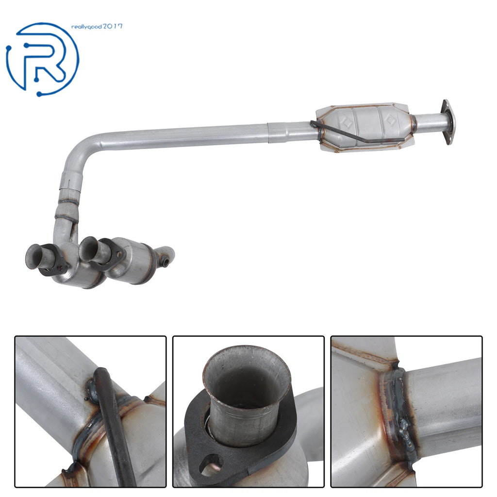 Catalytic Converter Exhaust Y-Pipe Kit for Jeep Wrangler 4.0L (2004–2006)