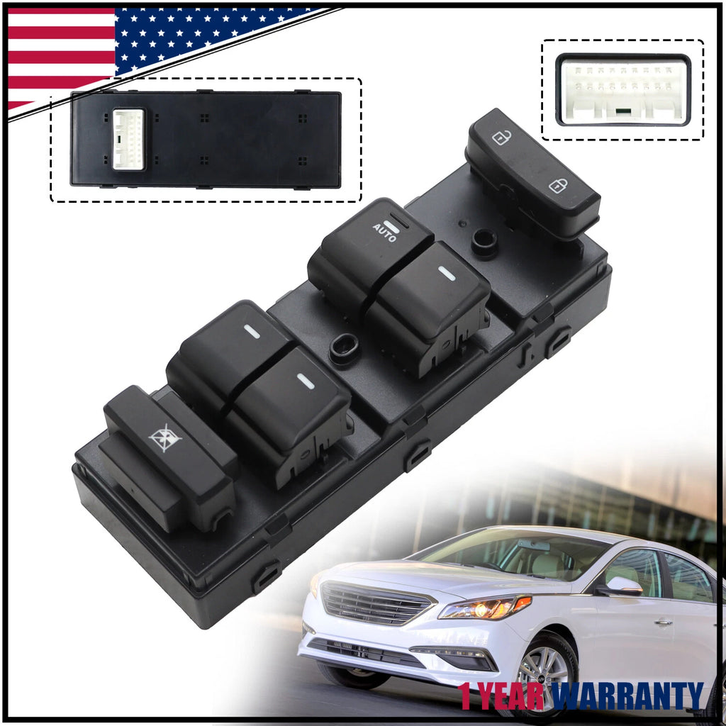 Power Window Main Switch for Hyundai Sonata (2015–2019) 93570-C1000