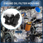 Oil Cooler Filter Housing for BMW X3 X5 328d