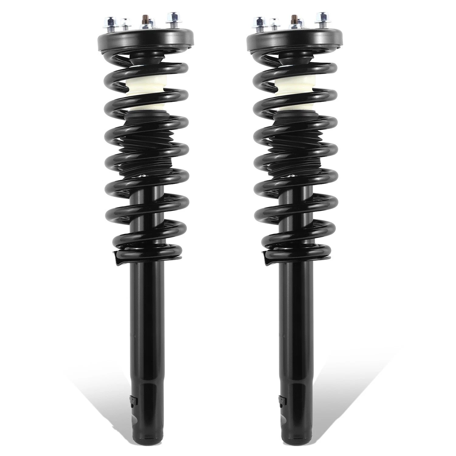 Set of 2 Front Black Struts with Coil Spring Assembly for Acura TL TSX Honda Accord (2003–2008)