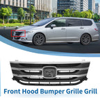 Front Upper Bumper Grille for Honda Odyssey (2011–2012) Chrome