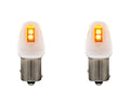 Amber 1157 LED Bulbs 8 LED High Power for Semi Trailer Lights (Pair)