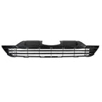 Front and Lower Bumper Grille for Honda CR-V (2007–2009) Black Plastic