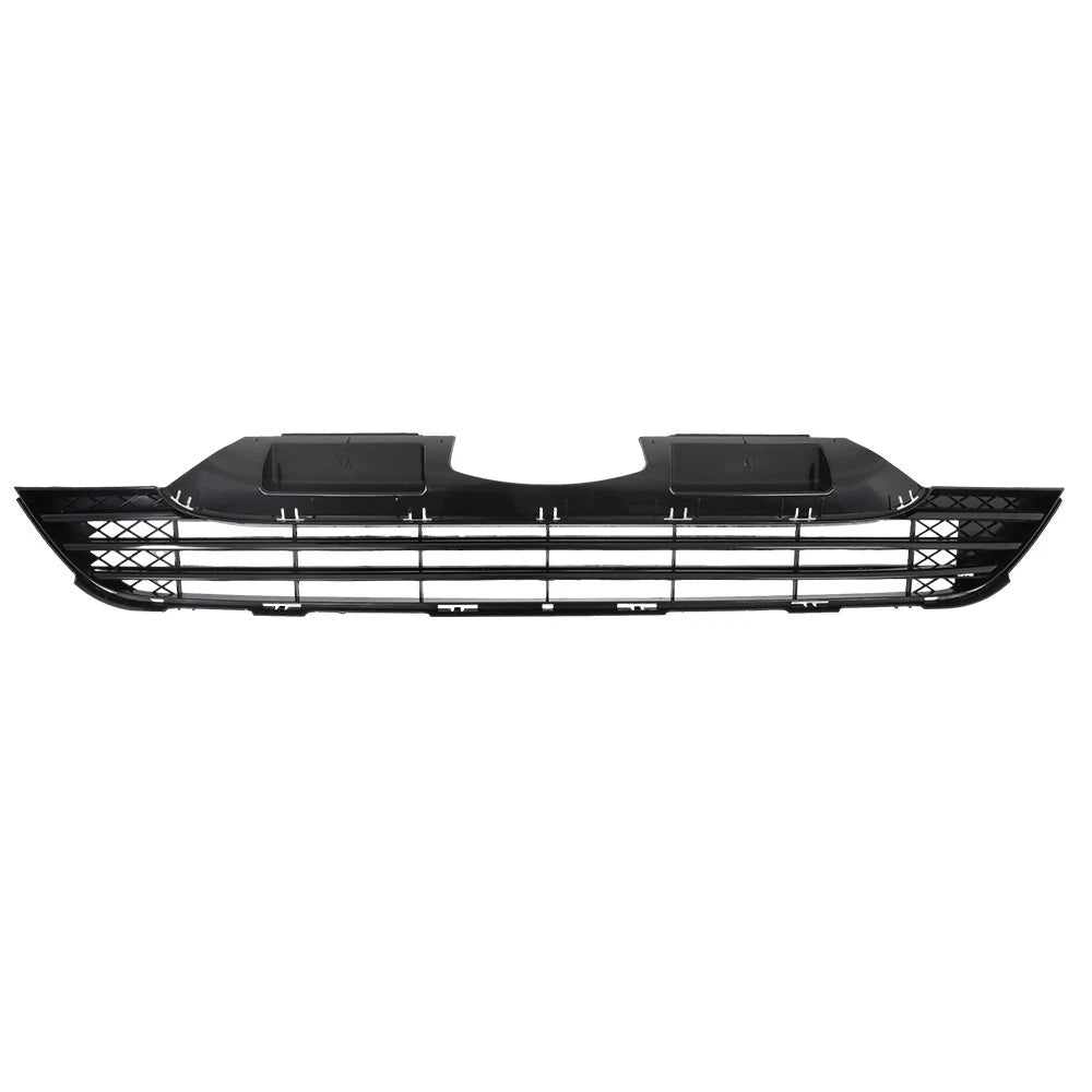 Front and Lower Bumper Grille for Honda CR-V (2007–2009) Black Plastic