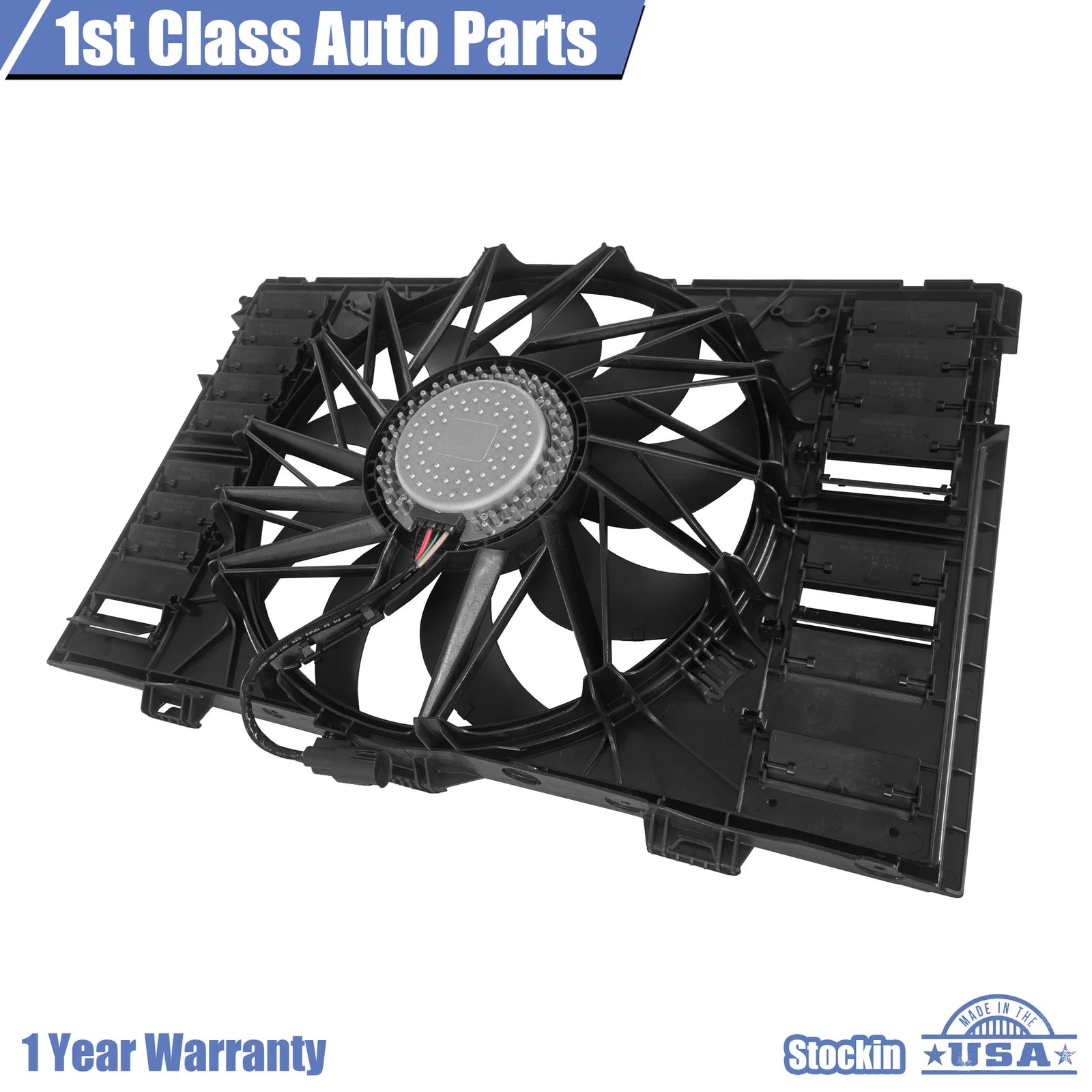 Radiator Cooling Fan Assembly for Porsche Panamera (2010-2016)