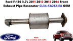 Front Exhaust Pipe Extension w/Resonator for Ford F150 (2011–2014) CL34-5A212-EA
